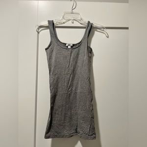 Gray Fitted Tank